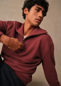 Sweatshirt Jarvis - Rouge Foncé — view 2