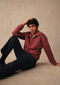 Sweatshirt Jarvis - Rouge Foncé — view 3