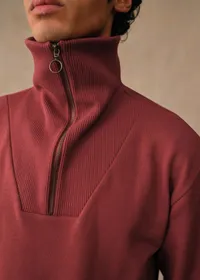 Sweatshirt Jarvis - Rouge Foncé — view 5