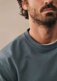 Sweatshirt Jaylen - Bleu Acier — view 3
