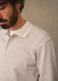 Sweatshirt Navi - Gris Chiné — view 4