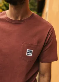 T-Shirt Amour Amor Amore - Vieux Rose — view 3
