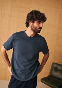 T-Shirt Aslan - Bleu Foncé — view 2