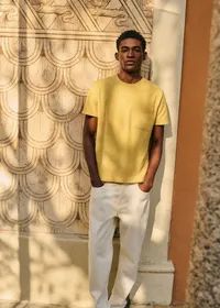 T-Shirt Barlo - Jaune — view 4