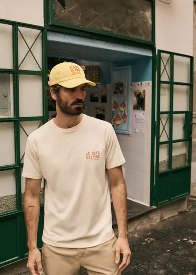 T-Shirt Café des Pins - Écru