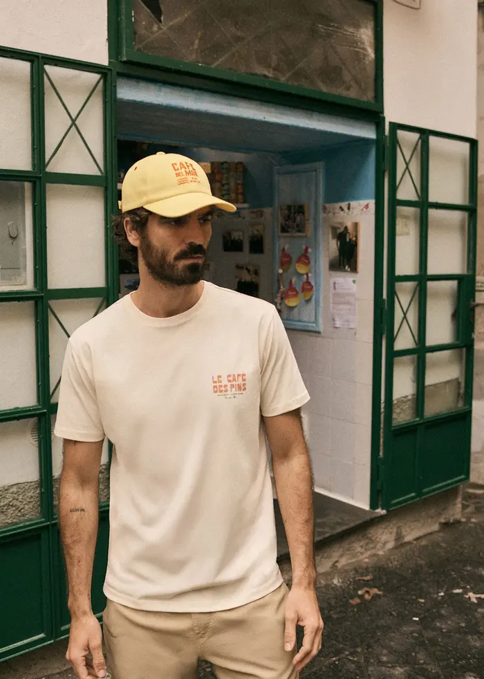 T-Shirt Café des Pins - Écru