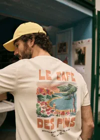 T-Shirt Café des Pins - Écru — view 2