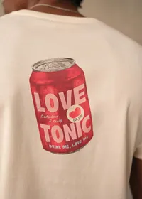 T-Shirt Canette Love Tonic - Écru — view 2