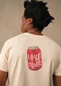 T-Shirt Canette Love Tonic - Écru — view 3