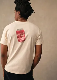 T-Shirt Canette Love Tonic - Écru — view 4