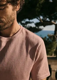 T-Shirt Celan - Vieux Rose — view 4
