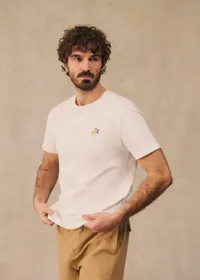 T-Shirt Citron - Blanc/Jaune — view 2