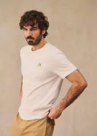 T-Shirt Citron - Blanc/Jaune — view 3