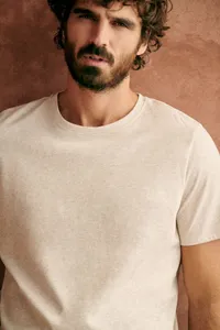 T-Shirt Fabio - Beige Chiné — view 2