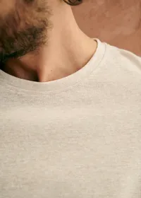 T-Shirt Fabio - Beige Chiné — view 3