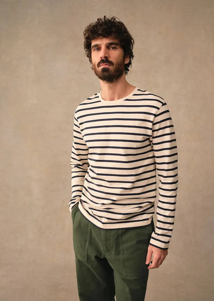 T-Shirt Geron - Marine Écru