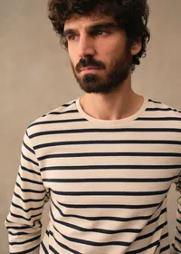 T-Shirt Geron - Marine Écru — view 3