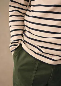 T-Shirt Geron - Marine Écru — view 4