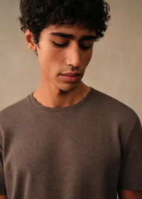 T-Shirt Gideon - Marron Chiné — view 3