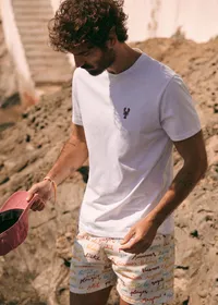 T-Shirt Homard - Blanc — view 5