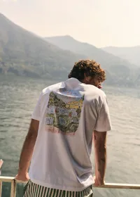 T-Shirt Hotel Lago - Blanc — view 3