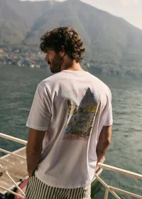T-Shirt Hotel Lago - Blanc — view 4