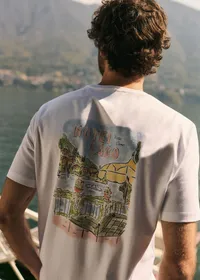 T-Shirt Hotel Lago - Blanc — view 5