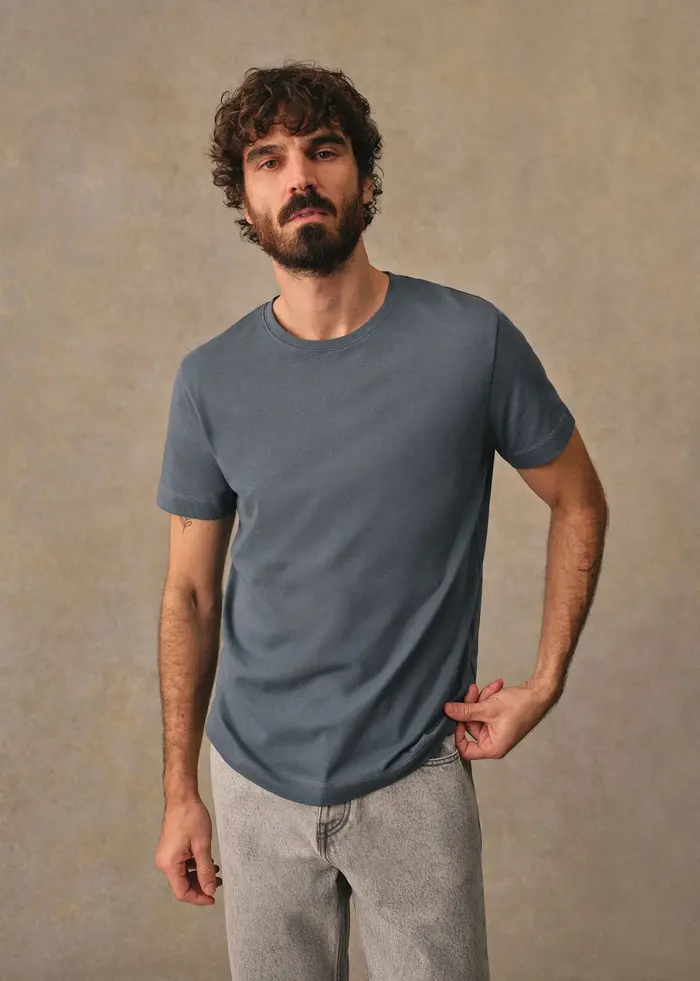 T-Shirt Kenneth - Bleu Acier