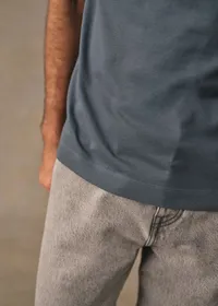 T-Shirt Kenneth - Bleu Acier — view 4