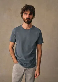 T-Shirt Kenneth - Bleu Acier — view 5