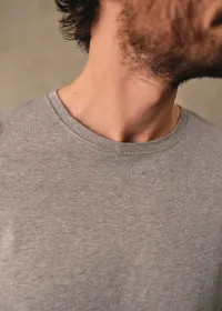 T-Shirt Kenneth - Gris Chiné — view 4