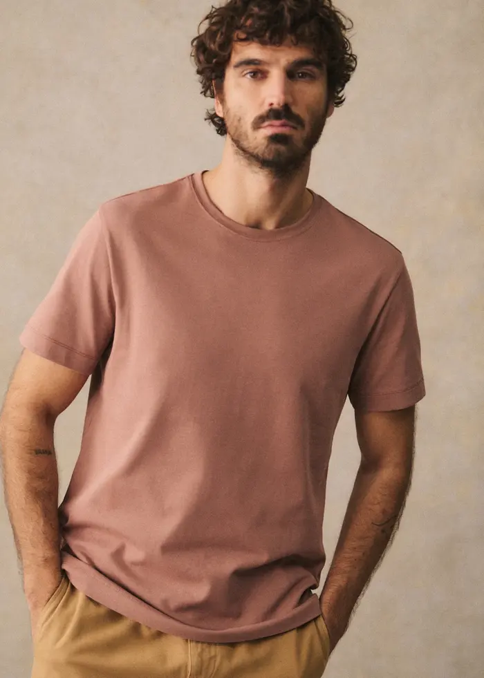 T-Shirt Kenneth - Vieux Rose