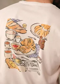 T-Shirt Le Bon Café Paris - Blanc — view 2