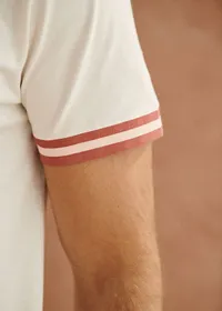 T-Shirt Lucio - Écru Rayures Rose — view 4