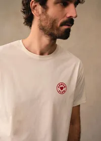 T-Shirt Macaron Amour Club - Écru — view 4