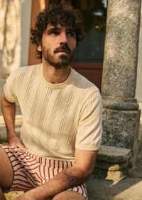 T-Shirt Maille Pio - Écru — view 4