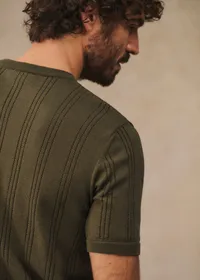 T-Shirt Maille Pio - Kaki — view 4
