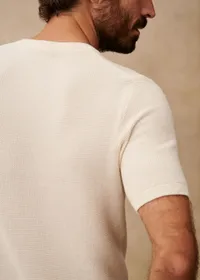 T-Shirt Maille Simeone - Blanc — view 3