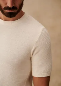 T-Shirt Maille Simeone - Blanc — view 5