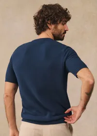 T-Shirt Maille Simeone - Marine — view 2