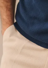 T-Shirt Maille Simeone - Marine — view 4