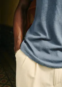 T-Shirt Martin - Bleu Acier — view 4