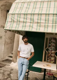 T-Shirt Raquettes de Plage - Blanc — view 2