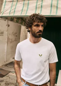 T-Shirt Raquettes de Plage - Blanc — view 3