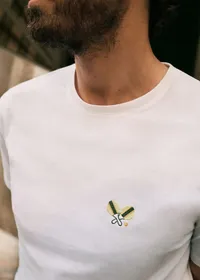T-Shirt Raquettes de Plage - Blanc — view 4