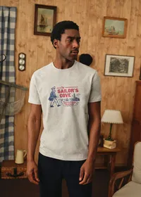T-Shirt Sailor's Cove - Gris Chiné — view 2