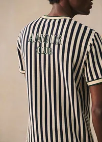 T-Shirt Waller Amour Club - Marine / Écru — view 3