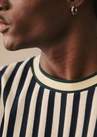 T-Shirt Waller Amour Club - Marine / Écru — view 5