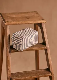 Trousse de toilette Twyman - Bleu / Écru — view 3
