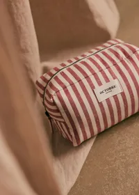 Trousse de toilette Twyman - Rouge / Écru — view 4